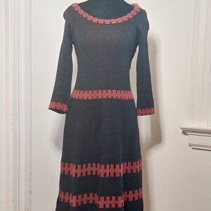 Stunning Taylor Fit and Flare Sweater Dress